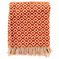 Preview: Hoii Plaid 'Isabella' 150 x 200 cm Potters Clay - Orange